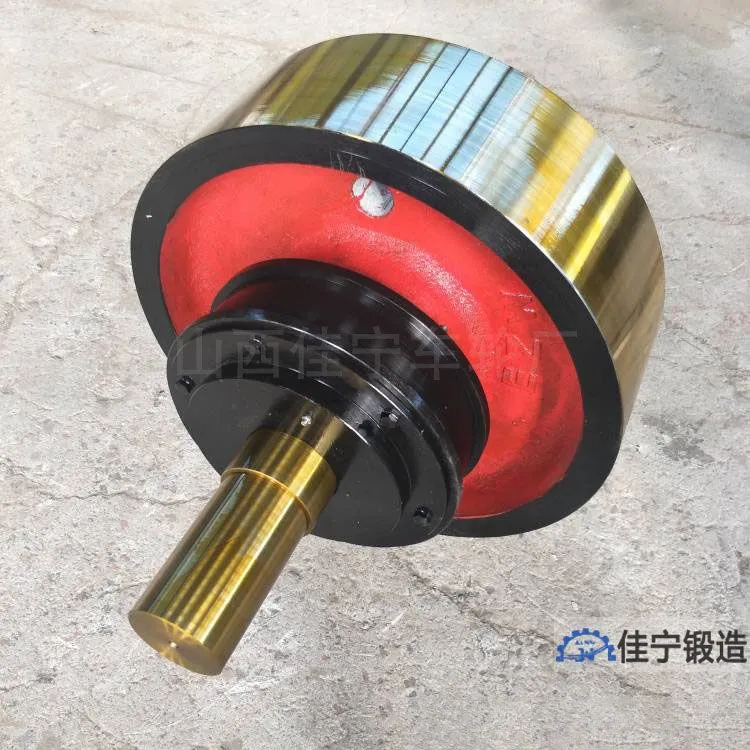 起重机天车锻打钢轮车轮锻件